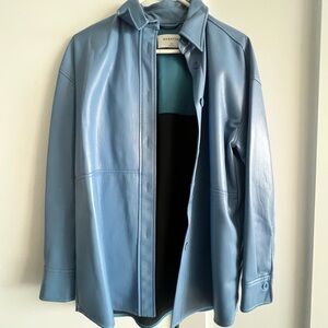 Babaton Pelli Shirt Jacket in Blue